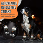 SlowTon Dog Shoes for Large Small Medium Dogs - Breathable Dog Boots for Summer Hot Pavement, Paw Protector for Outdoor Walking Winter Snow, Anti-Slip Rubber Dog Booties for Hardwood Floor (B, 2)