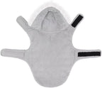 HDE Dog Puffer Jacket Fleece Lined Warm Dog Parka Winter Coat with Harness Hole 90s Colorblock - M