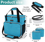 BAGLHER Dog Travel Bag, Pet Travel Bag (ALL Pet Travel Supplies), With 2 Pet Food Containers and 2 Collapsible Silicone Bowls; Essential Kits for Pet Travel Sky Blue