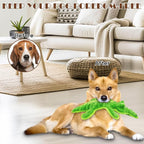 No Stuffing Dog Squeak Toys, Chew Toys for Small, Large Puppies Crocodile | Durable Plush Puppy Teething Toys, Interactive to Keep Pets Busy, Toss Fetch Tug Play, Best Birthday Gift