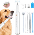 Dog Plaque Tartar Remover for Teeth - Dog Teeth Cleaning Kit, Electric Remover with LED Light, 5 Adjustable Modes, Safe Pet Tooth Cleaner, Dental Care Tool for Dogs