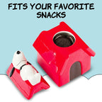 Silver Buffalo Peanuts Snoopy and House, 3D Sculpted Snack Jar | Ceramic Cookie, 5.25” x 5”, 7 75
