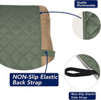 PureFit Reversible Quilted Recliner Sofa Cover, Water Resistant Slipcover Furniture Protector, Washable Couch Cover with Elastic Straps for Kids, Dogs, Pets (Small, Greyish Green/Beige) | Greyish Green/Beige, Water Resistant Couch Protector, Washable P...