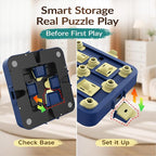 KADTC Dog Chess Puzzle Toy, Large Size, 3 Levels of Step-by-Step Challenge Beginner to Advanced Slow Feeder & Mental Stimulation for Smart Dogs Enrichment Toys