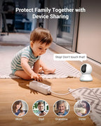 blurams 5G Cameras for Home Security, 360° PTZ Pet/Dog Indoor Camera, 2Pack | 2K, Dual-Band WiFi6, Free Human/Motion/Sound Detection, 2-Way Talk, Night Vision, Works with Alexa & Google Assistant