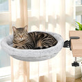Acools Cat Desk Bed, 90° Foldable Cat Hammock with Clamp, 44 lb Capacity | Cat Desk Hammock with Adjustable Clamp; Desk Cat Bed Attachment Features 18"x18" Washable Soft Fabric and Sturdy Metal Frame