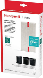 Honeywell HEPA Air Purifier Filter R 1 Pack For HPA 100/200/300, 3000, 5000 | Genuine Honeywell Filter, Airborne Allergen HEPA Air Filter Replacement Targets Wildfire/Smoke, Pollen, Pet Dander and Dust
