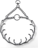 Herm Sprenger Prong Dog Training Collar - 16" Long with 2.25mm Gauge (for Dogs up to 40lbs) - Fits 13" Neck, Extendable to 19" Neck with Additional Prong Links - Chrome Plated Steel, Made in Germany