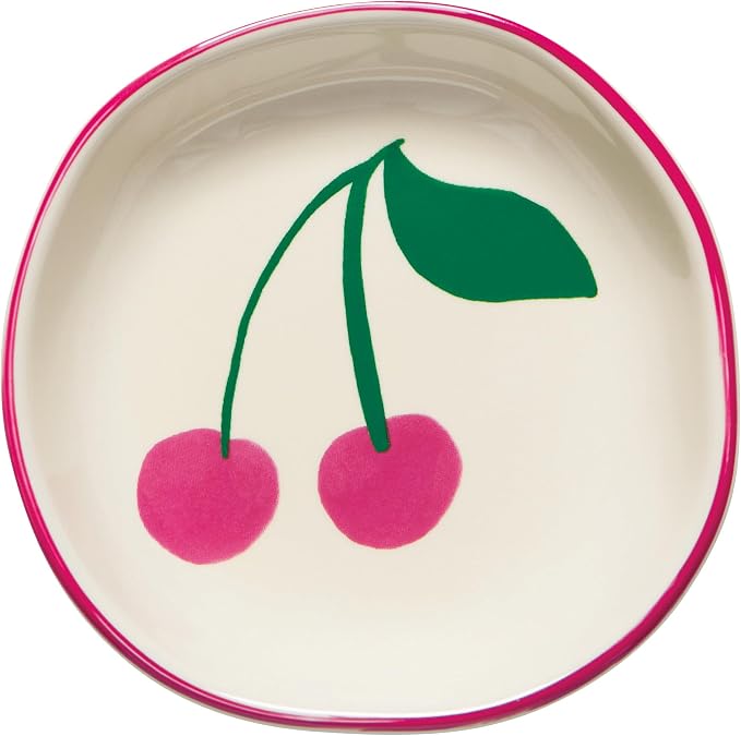 Jubilee Stoneware Pinch Bowls, Very Cherry