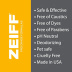 Zeiff Pro-Grade Multi-Purpose Probiotic Enzyme Cleaner - Powerful Cleaning & Odor Eliminating Formula For Professional & Home Surfaces - 1 Gallon - Fragrance Free, 2 Pack