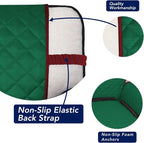 PureFit Reversible Quilted Sofa Cover Dog Couch Covers for Sofa, 66 in | Green/Red, Water Resistant Couch Protector, Washable Pet Couch Cover with Non Slip and Elastic Straps For Kids