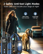 SLOPEHILL Dog Shock Collar,4200FT Dog Training Collar with Remote,Blue | IP68 Waterproof e Collar with Beep,Vibration,Safe Shock,Light,No Shock Mode,Shock Collar for Small Medium Large Dog 8-140lbs