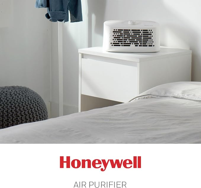 Honeywell Air Purifier for Home, 465 Ft² in 1 hour, White HHT270