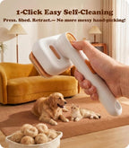 Rorhxia Steam Dog Cat Brush for Shedding, for Short/Long Haired Pet | 2026 Upgraded | Cool Steam Brush | 1*Shampoo | Skin Friendly | Self Cleaning | IPX7 Waterproof | Deodorizes | Soften the Coat