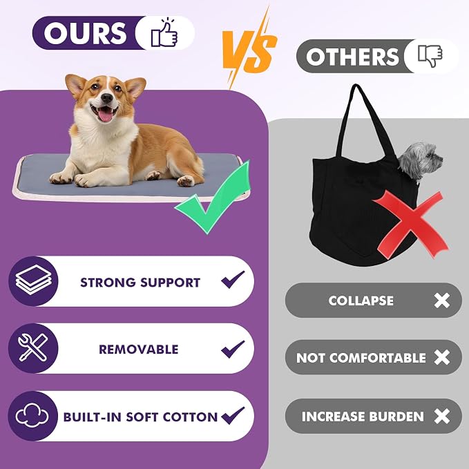Pawaboo Dog Purse Carrier for Small Dogs with Pocket,Up to 11Lbs | Lightweight & Portable Dog Tote Bag Carrier Purses,Soft Sided Design,Front Pocket for Storage Travel Shopping Pink