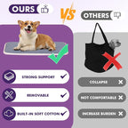 Pawaboo Dog Purse Carrier for Small Dogs with Pocket,Up to 11Lbs | Lightweight & Portable Dog Tote Bag Carrier Purses,Soft Sided Design,Front Pocket for Storage Travel Shopping Pink