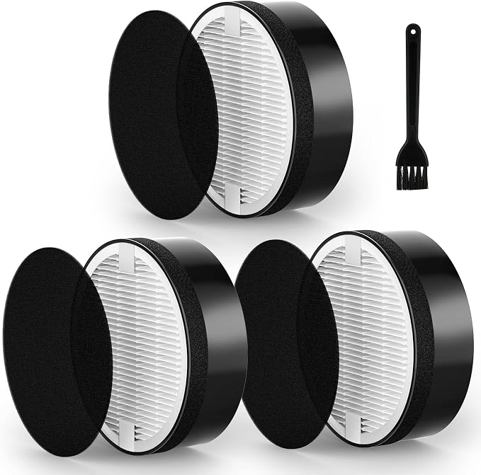 LV-H-132 Replacement Filter Compatible with LEVOIT LV-H-132 Air Puri-fier | LV-H-132 Air Puri-fier Replacement Filter, Part # LV-H-132-RF, 3 Pack