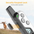 Shock Collar for Dogs, IP67 Waterproof Dog Training Collar with Remote, 3 Training Modes with Beep, Vibration, and Safe Static, Rechargeable E Collar for Large Medium