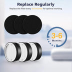 LV-H-132 Replacement Filter Compatible with LEVOIT LV-H-132 Air Puri-fier | LV-H-132 Air Puri-fier Replacement Filter, Part # LV-H-132-RF, 3 Pack