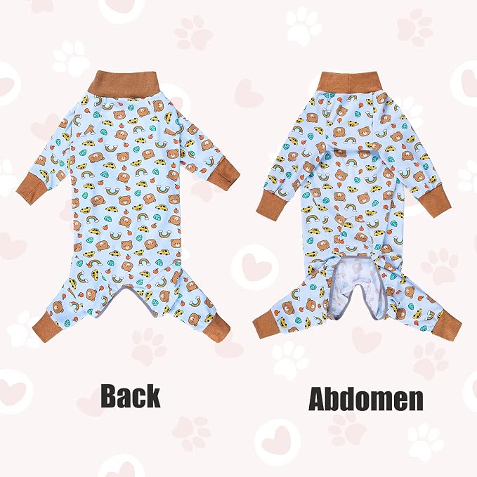 Dog Recovery Suit After Surgery Female Male, Medium Large Dog Neuter Shirt Cone Alternatives Prevent Licking Surgical Onesies (Brea, 5XL)