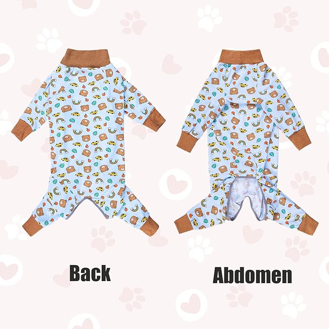 Dog Recovery Suit After Surgery Female Male, Medium Large Dog Neuter Shirt Cone Alternatives Prevent Licking Surgical Onesies (Brea, XL)