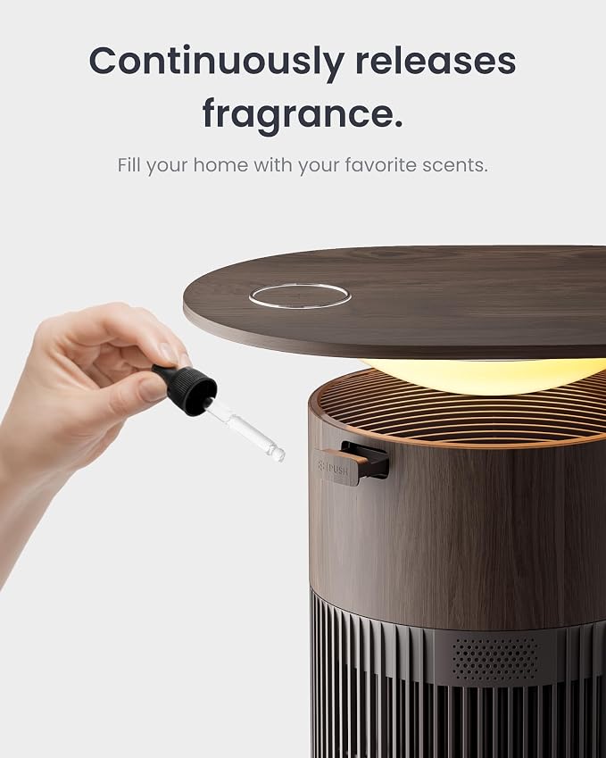 SwitchBot Air Purifier for Home Large Room, Matter, Up to 3620 ft², Air Purifier for Wildfire Smoke, Pets, Odors, 20dB, Washable Pre-filter, Pet Mode, RGB Light, Work with Alexa, HomeKit, Google Home