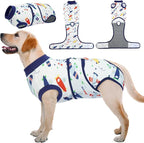 Kuoser Recovery Suit for Dogs Cats, Soft Dog Surgery Suit Female Male Spay | Professional Dog Onesie for Surgery, Substitute E-Collar & Cone, Prevent Licking Dog surgical suit Pet Neuter Suit