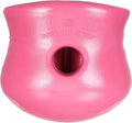 WEST PAW Zogoflex Toppl Interactive Treat Dispensing Puzzle Dog Toy for Mental Stimulation & Enrichment-Holds Kibble & Treats-Lickable, Freezable & Dishwasher Safe-Made in USA-Large-Geranium