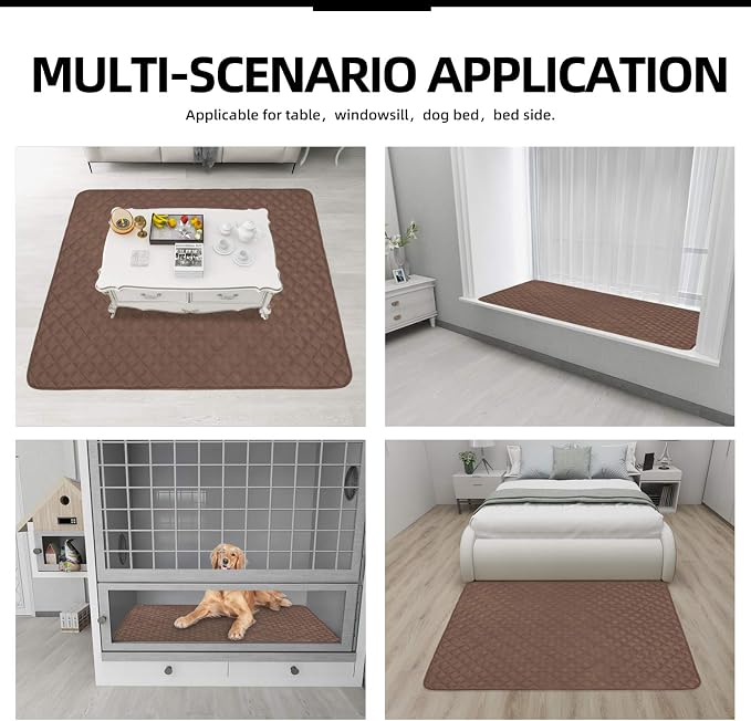 Easy-Going Sectional Couch Covers for Dogs L Shape Sofa Cover Reversible Sofa Slipcover Chaise Lounge Cover Furniture Protector Cover for Pets Dog Cat (42 x 52 inches, Brown/Brown) | Soft Sofa Slipcover For Dogs, Fits Left/Right Chaise Lounge Protector...