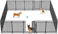 40 Inch Dog Playpen Outdoor, 20 Panels Puppy Playpen Heavy Duty Dog Play Pen Indoors, Rust Resistant Dog Pen for Large/Medium/Small Dogs, Dog Fence for RV Camping