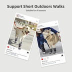 PUPTECK Anti-Slip Dog Socks with Double Sides for Small Medium Large Dogs Hardwood Floors Prevents Licking, Dog Shoes for Hot Pavement Traction Control Paw Protector for Senior Dogs, Striped Black XL
