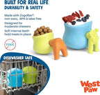 WEST PAW Zogoflex Toppl Interactive Treat Dispensing Puzzle Dog Toy for Mental Stimulation & Enrichment-Holds Kibble & Treats-Lickable, Freezable & Dishwasher Safe-Made in USA-Large-Cardinal Red