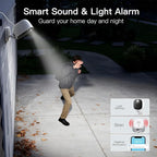VIMTAG 2.5K Cameras for Home Security Outdoor/Indoor, Color Night Vision Security Camera for Baby/Pet/Dog/Nanny, Light/Siren, Motion Detection, 2-Way Audio, Work with Alexa, Cloud/Card Storage, 2Pcs