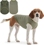 IECOii 2 Pack Dog Surgery Recovery Shirt Sleeveless Lightweight Dog Tshirt | T-Shirts with Stretch Fit,Gentle on Sensitive Skin,Anti-licking for Hot Spots,Shedding Control Tee,For Small to Giant Dogs