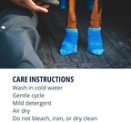 Ruffwear, Bark'n Boot Socks, Comfortable Dog Socks & Boot Liners, Blue Pool, 2.50 in/ 2.75 in