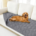 Smiry Waterproof Dog Bed Cover, Reversible Pet Blanket for Sofa Couch | Soft Washable Dog Blanket, Leakproof Couch Cover for Dogs Cats & Furniture Protection, 30x70, Grey/Grey