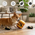 Hollypet Squeaky Hide and Seek Dog Toys for Small and Medium, Honey Pot | Interactive Plush Stuffed Dog Squeak Toys for Small Medium Sized Dogs and Non-Aggressive Chewers, Puppy Teeth Clean Chew Toys