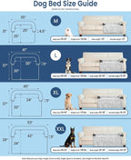 Calming Large Dog Bed for Couch, 41 x 37 inch Removable Couch Cover for Dogs Washable, Non-Slip Fluffy Plush Dog Sofa Mat for Furniture Protector - Grey