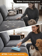 Pet Hair Remover Roller, Reusable Lint Roller for Dog and Cat Hair | Portable Pet Hair Roller with Large Fur Bin for Couches, Bedding, Car, Rugs & Furniture, No Refills or Batteries, Pet Homes