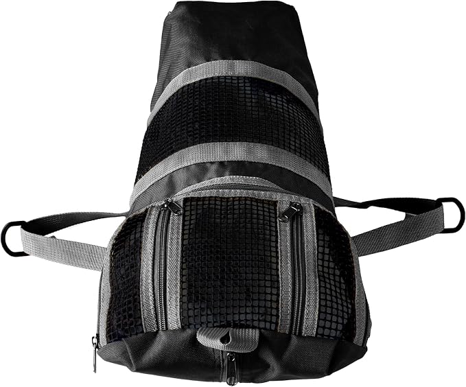Cinf Cat Nail Clipping Cleaning Grooming Restraint Bag (Free Muzzle) Set No Scratching Biting for Bathing Nail Trimming Injecting Examining(Black,L)