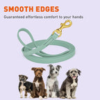 Viper Biothane K9 Working Dog Leash Waterproof Lead for Tracking Training Schutzhund Odor-Proof Long Line with Solid Brass Snap for Puppy Medium and Large Dogs, 15ft Sage Green