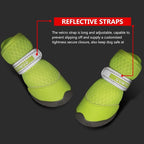 QUMY Dog Shoes for Small Dogs Hot Pavement Puppy Dog Boots & Paw Protectors | Small Medium Dog Summer Shoes, Soft Anti-Slip Rubber Sole, Mesh Breathable Dog Booties for Hardfloors, Walking Running