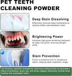 Pet Teeth Cleaning Powder, 6 oz, Dog Dental Care for Dogs & Cats Tooth Cleaning, Tartar Cleaning and Removal, Fighting Bad Breath, Oral Care, Breath Freshener
