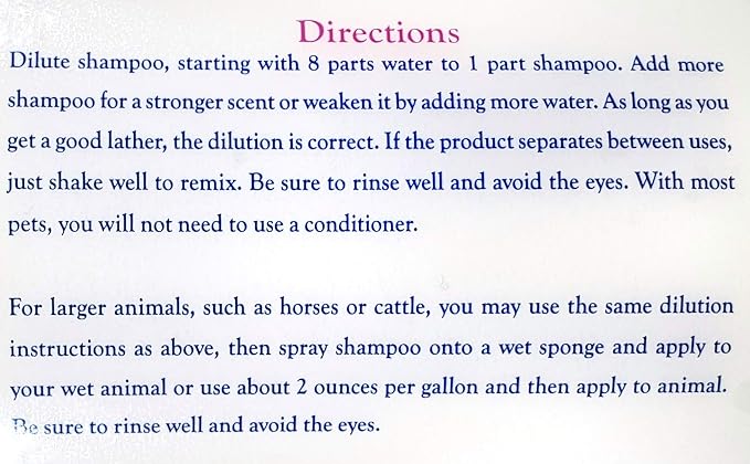MinkSheen Pet Shampoo - 128 oz