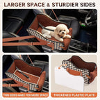 TKYZ Center Console Dog Car Seat,Pet Puppy Car Seat,Middle Console Dog Armrest Booster Seat for Small Dogs