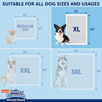 Hartz Miracle Guard Dog and Puppy Dog Pads Max Absorbency 24 Hour Use Odor Eliminating No Leaks, X-Large Size 30 Count