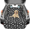 F-color SUV Cargo Liner for Dogs - Heavy Duty Cargo Cover for Mid-Size SUVs | Water Resistant, Bumper Flap, Non-Slip Mat, Car Trunk Dog Car Seat Cover Prevents Scratches Pet Hair Mud Dirt for Sedans Vans