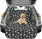 F-color SUV Cargo Liner for Dogs - Heavy Duty Cargo Cover for Mid-Size SUVs | Water Resistant, Bumper Flap, Non-Slip Mat, Car Trunk Dog Car Seat Cover Prevents Scratches Pet Hair Mud Dirt for Sedans Vans