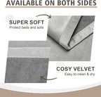 Ameritex Pet Bed Blanket Reversible 100% Waterproof Velvet Super Soft for Sofa and Bed
