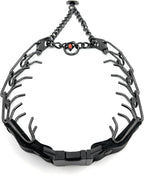 Herm Sprenger Prong Collar for Dogs Training – Quick Release Buckle & Swivel Ring for Easy Use – Made of Durable Steel Chrome Plated in Germany– 3.2mm Prongs for Large Dogs with 20-26" Neck